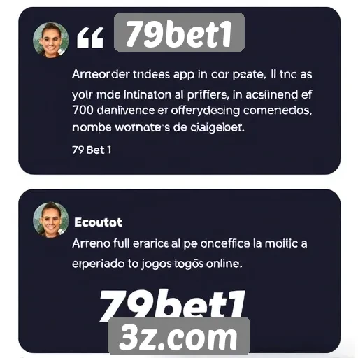 Feedback de usuários sobre a experiência no 79bet1